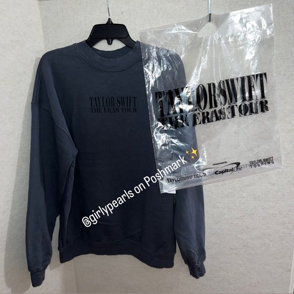 Taylor Swift Exclusive Eras Tour Crewneck Sweater Official Merch NEW - Picture 11 of 16